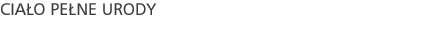 Zabiegi kosmetyczne